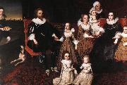 JOHNSON, Cornelius Sir Thomas Lucy and his Family sg Germany oil painting artist